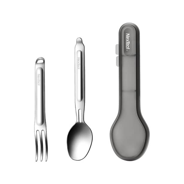 1 - Набір столових приборів NexTool Portable Stainless Steel Tableware з нержавіючої сталі