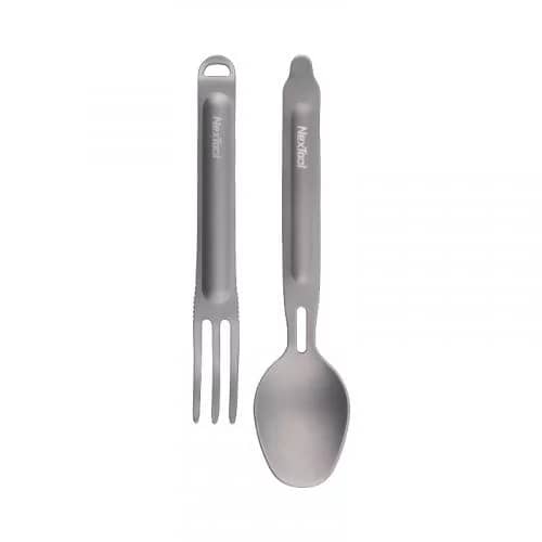 2 - Набор столовых приборов NexTool Titanium Tableware Set из титана