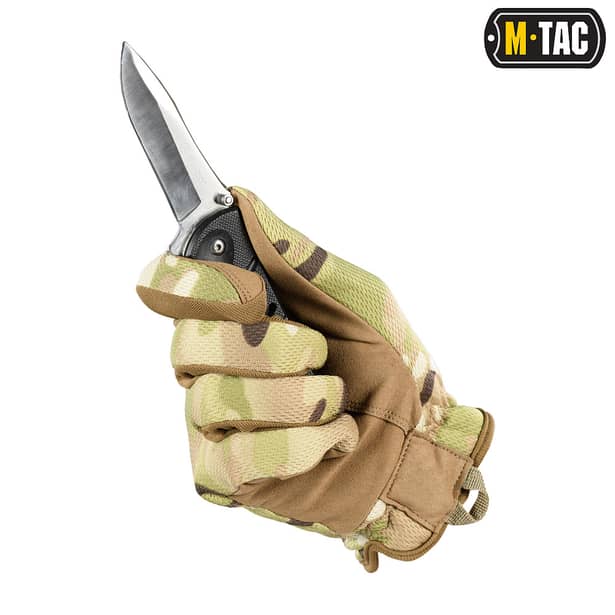 3 - Тактические перчатки M-Tac Scout Tactical Mk.2. Мультикам