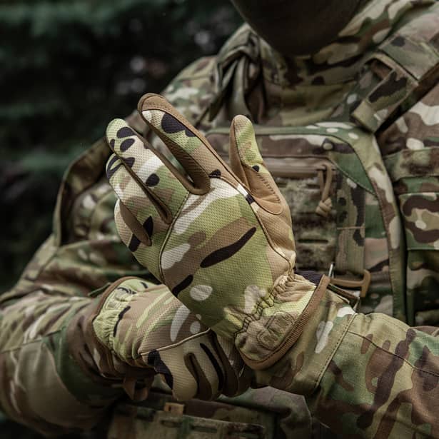 12 - Тактические перчатки M-Tac Scout Tactical Mk.2. Мультикам