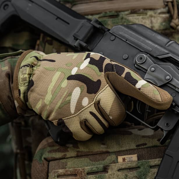 13 - Тактические перчатки M-Tac Scout Tactical Mk.2. Мультикам