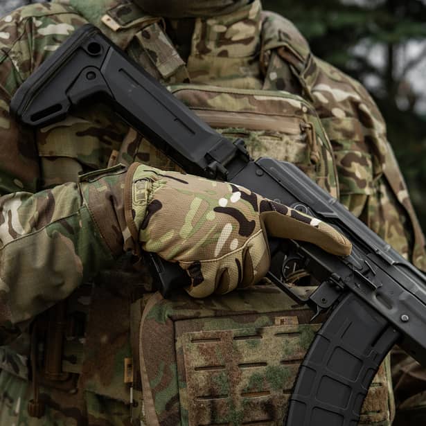 15 - Тактические перчатки M-Tac Scout Tactical Mk.2. Мультикам