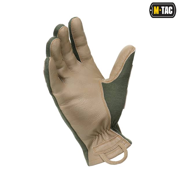 3 - Тактичні рукавички M-Tac Skeleton Nomex. Олива/Койот