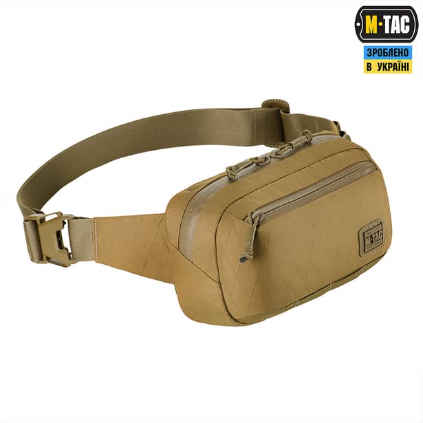 2 - Поясная сумка M-Tac City Waist Bag X-Pac Elite. Койот