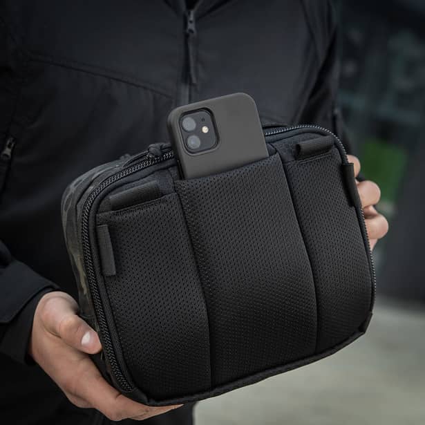 20 - Плечевая однолямковая сумка M-TAC EDC Bag Elite. Multicam Black