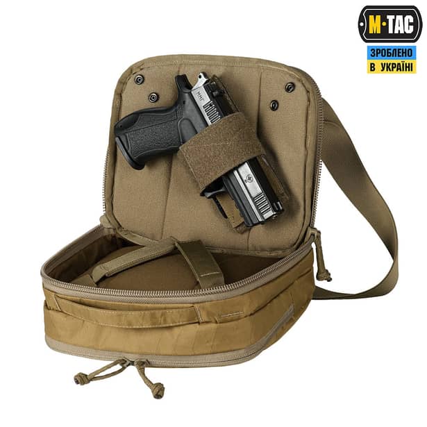 28 - Плечова однолямкова сумка M-TAC EDC Bag X-Pac Elite. Койот