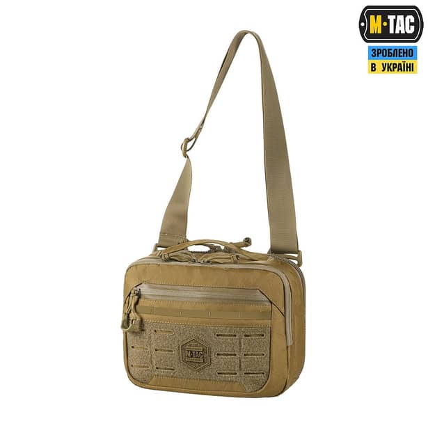 26 - Плечова однолямкова сумка M-TAC EDC Bag X-Pac Elite. Койот