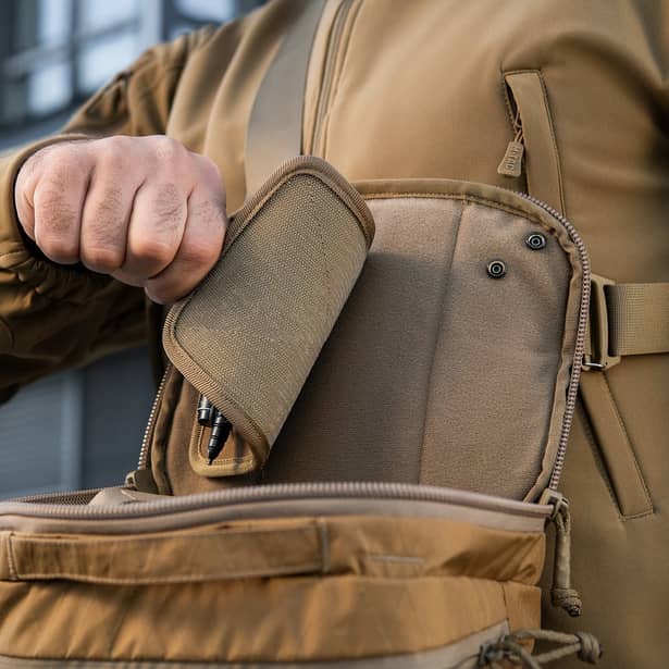8 - Плечова однолямкова сумка M-TAC EDC Bag X-Pac Elite. Койот