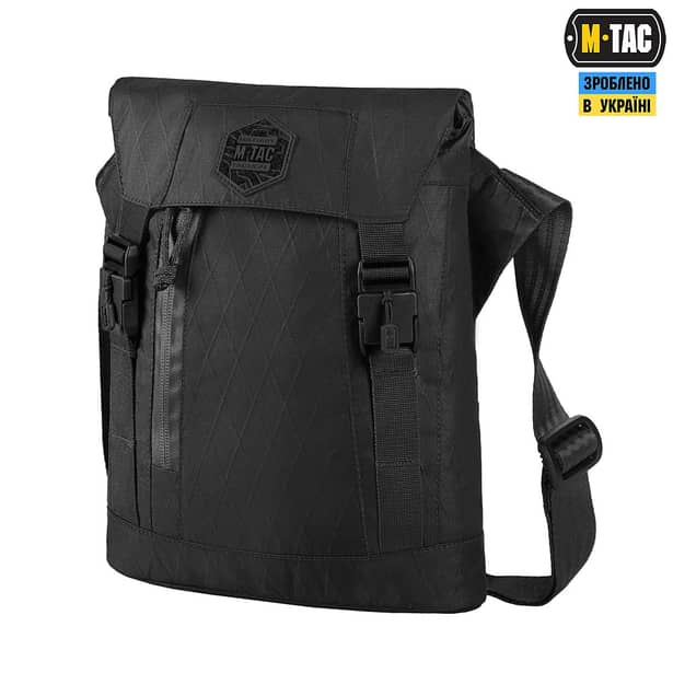 1 - Плечевая однолямковая сумка M-TAC Magnet Bag X-Pac Elite Черная