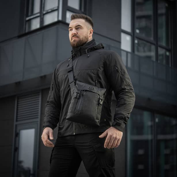 15 - Плечевая однолямковая сумка M-TAC Magnet Bag X-Pac Elite Черная