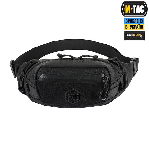 3 - Поясная сумка M-TAC Waist Bag Hex. Черная
