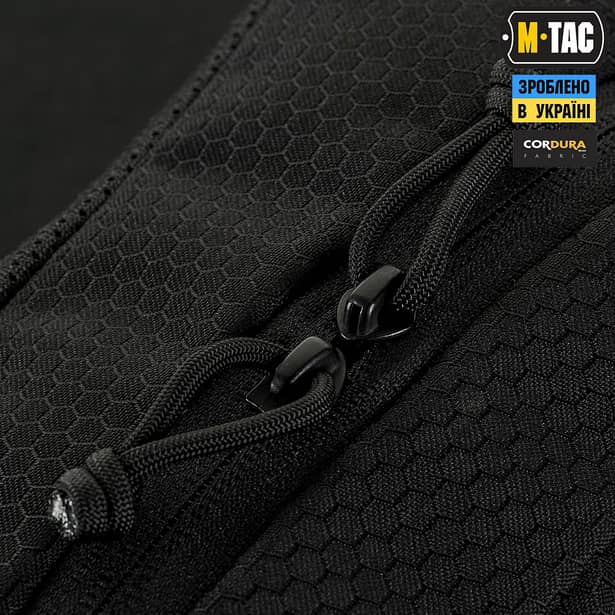 9 - Поясная сумка M-TAC Waist Bag Hex. Черная