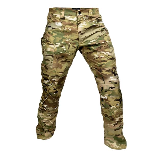 3 - Тактические боевые демисезонные брюки. Цвет Мультикам