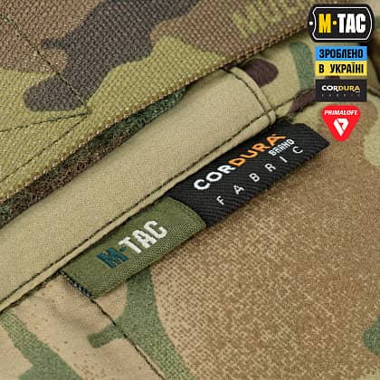 6 - Тактические брюки зимние M-Tac Alpha Pro Primaloft. Цвет Мультикам