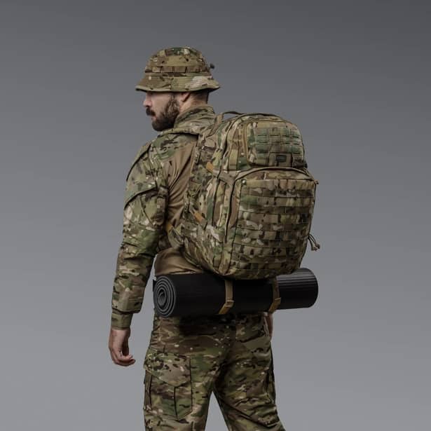 3 - Тактический рюкзак Scout на 40л. Cordura 1000D. Мультикам