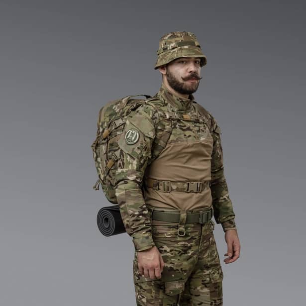 4 - Тактический рюкзак Scout на 40л. Cordura 1000D. Мультикам