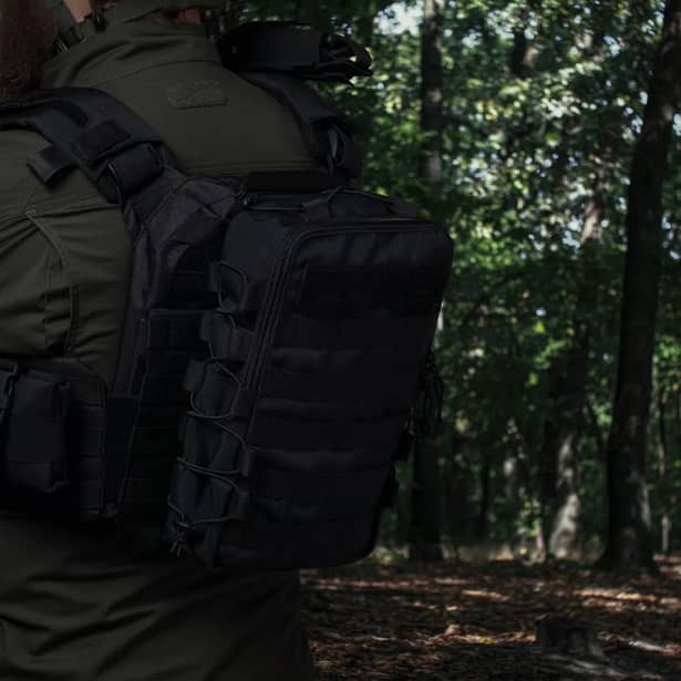 6 - Тактичний рюкзак на 10л. Cordura 1000D. Чорний