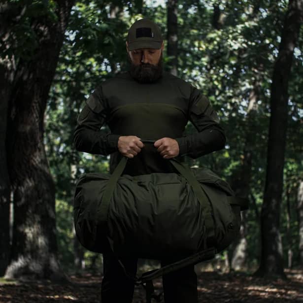 8 - Тактична сумка-баул на 100л. Cordura 500D. Олива
