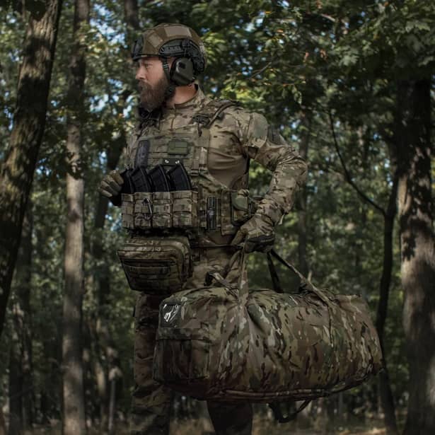 7 - Тактична сумка-баул на 100л. Cordura 500D. Мультикам