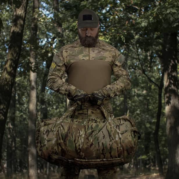 8 - Тактична сумка-баул на 100л. Cordura 500D. Мультикам