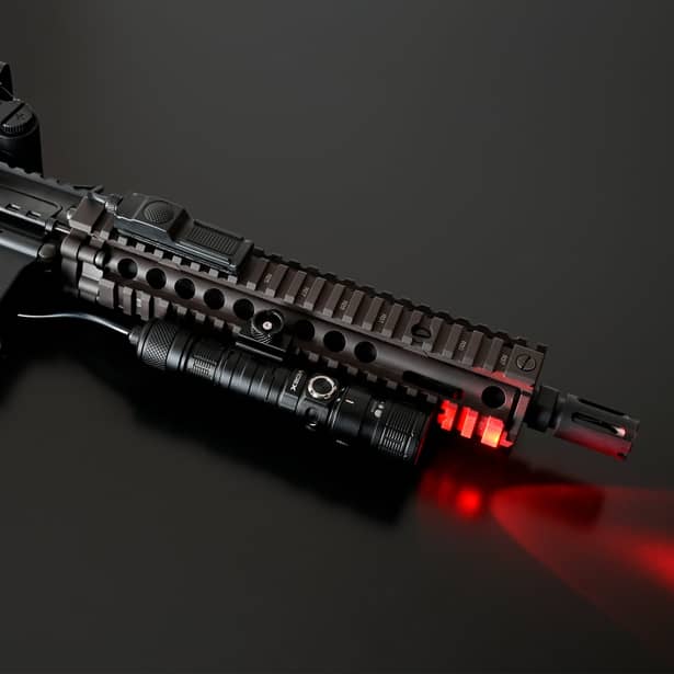 6 - Тактичний світлодіодний ліхтар VIDEX 1000Lm 5000K. Чорний