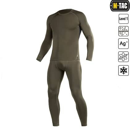 1 - Комплект термобілизни M-Tac ThermoLine. Колір Олива