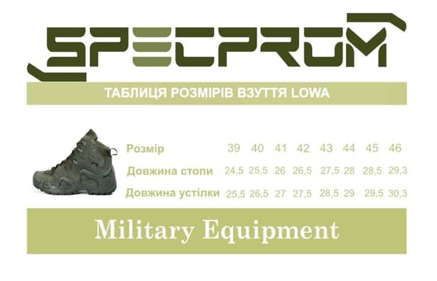 9 - Черевики тактичні LOWA (Replika) ZEPHYR GTX® MID TF Ranger. REPLIKA. Олива.