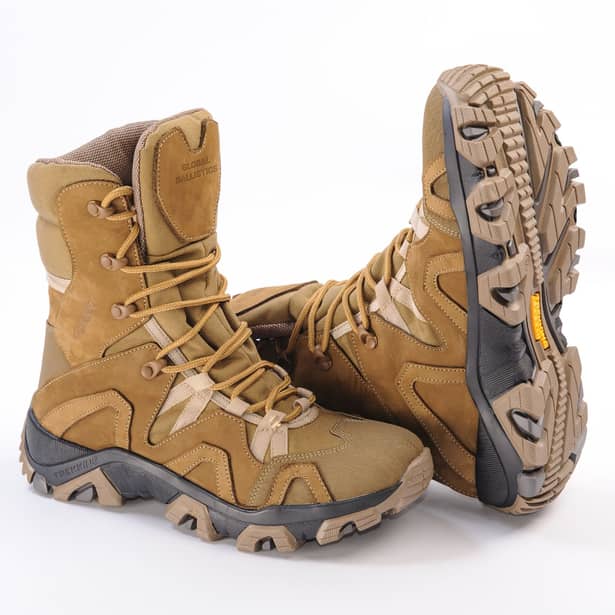 2 - Берцы тактические всесезонные Global Ballistics Contact S. Койот