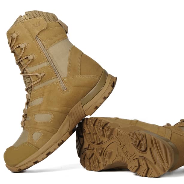 6 - Чоловічі тактичні дихаючі берці Free Air. Койот