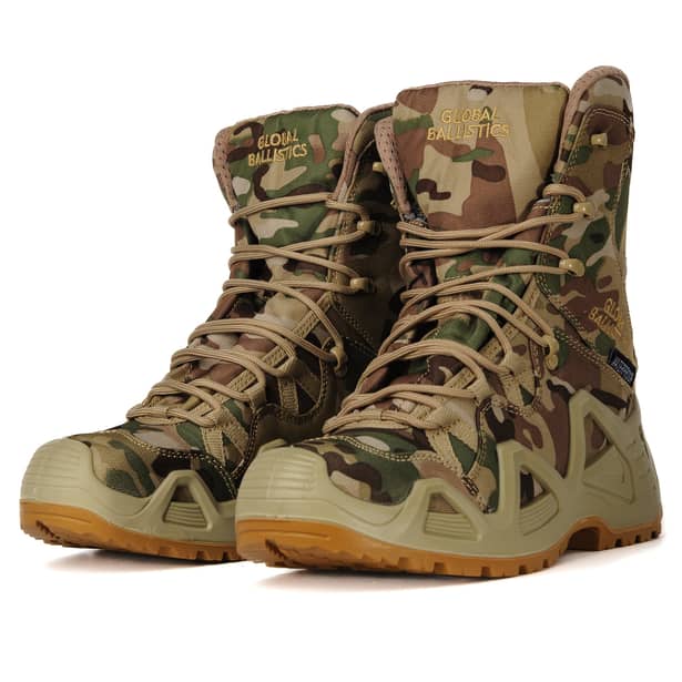 4 - Берці тактичні Global Ballistics WATERPROOF. Мультикам