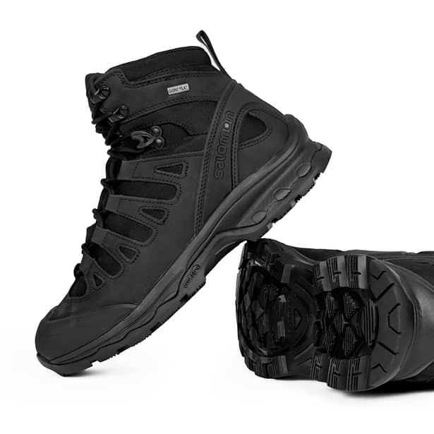 4 - Ботинки летние демисезон Salomon Quest 4D GTX Forces 2. Черные