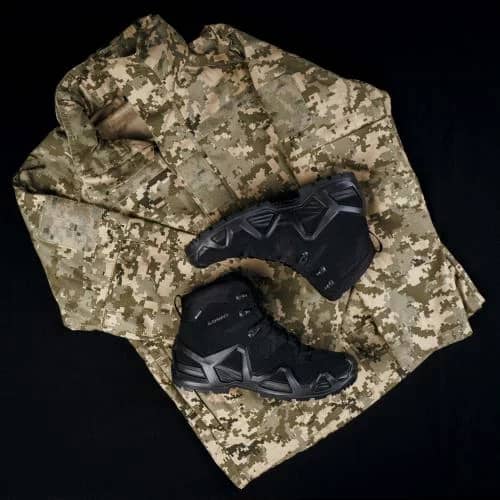 7 - Тактичні черевики Lowa Zephyr MK2 Gore-Tex® MID TF. Чорний