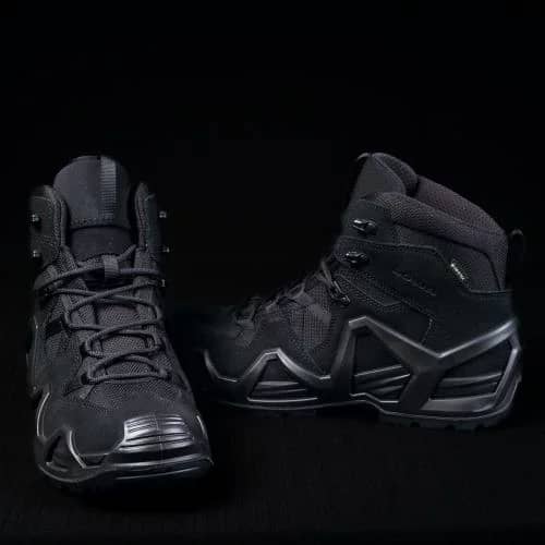 9 - Тактичні черевики Lowa Zephyr MK2 Gore-Tex® MID TF. Чорний