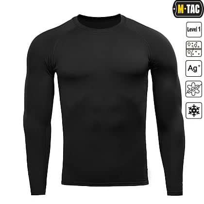 2 - Комплект термобілизни M-Tac ThermoLine. Колір Чорний