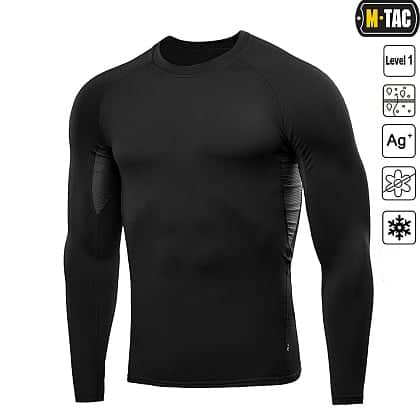 6 - Комплект термобілизни M-Tac ThermoLine. Колір Чорний