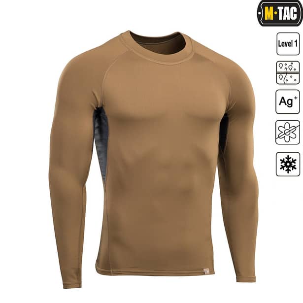 5 - Комплект термобілизни M-Tac ThermoLine. Колір Койот