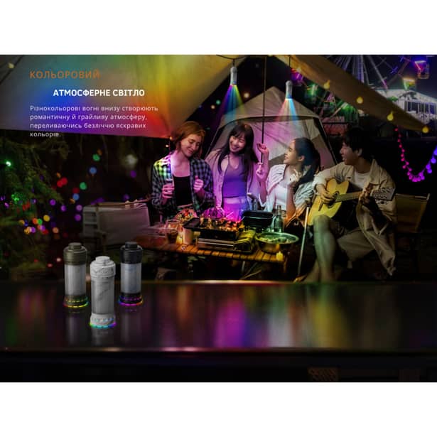 15 - Ліхтар кемпінговий Fenix CL22R, темно-зелений