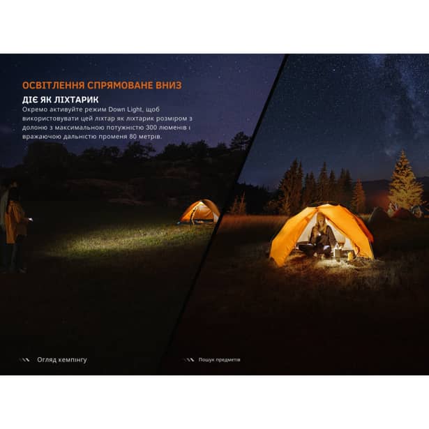 11 - Ліхтар кемпінговий Fenix CL22R, темно-зелений