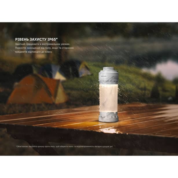 7 - Ліхтар кемпінговий Fenix CL22R, темно-зелений