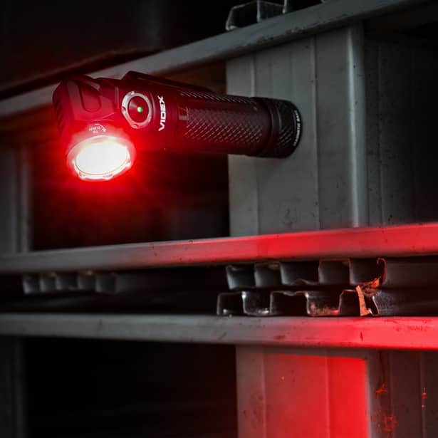 4 - Портативный светодиодный фонарик VIDEX 1000Lm 5000K с креплением на голову