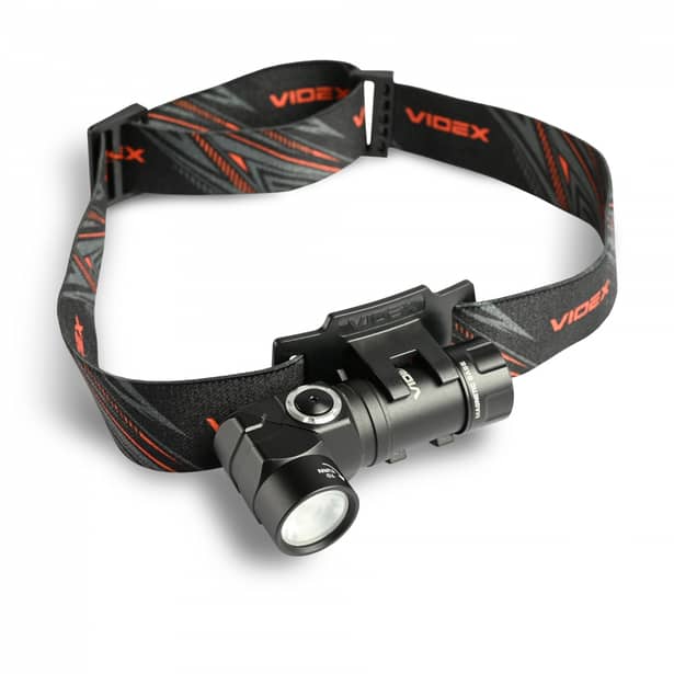 4 - Портативний світлодіодний ліхтарик VIDEX 600Lm 5000K з кріпленням на голову