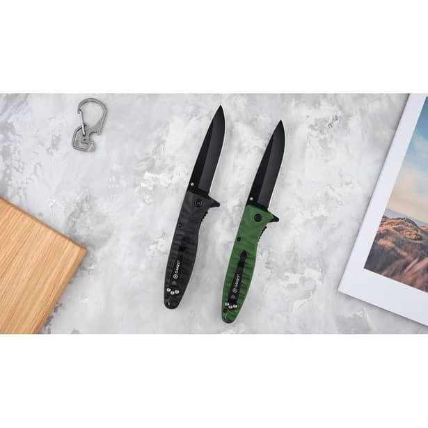 6 - Ніж складаний Ganzo G620b-1 чорний