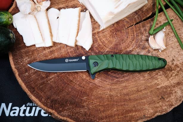 11 - Ніж складаний Ganzo G620g-1 зелений