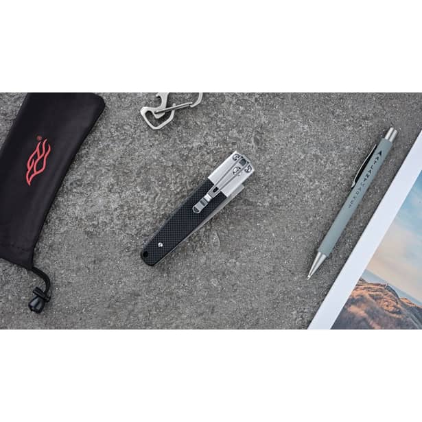 6 - Нож складной Ganzo G7211-BK черный