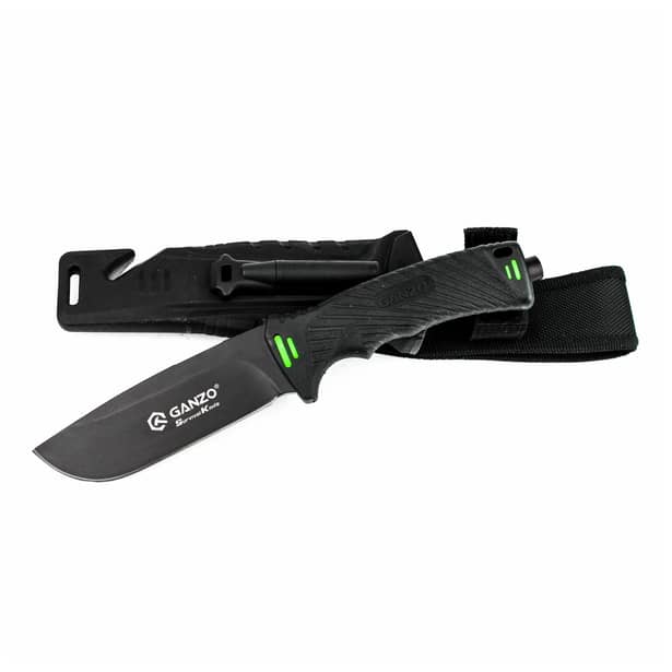 12 - Нож Ganzo G8012, черный