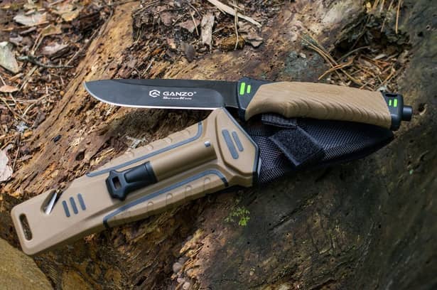 8 - Нож Ganzo G8012, черный