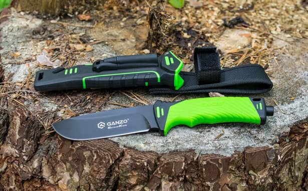 13 - Нож Ganzo G8012, черный