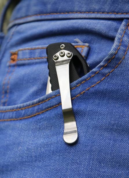 8 - Нож складной Ganzo G7531-BK. Черный