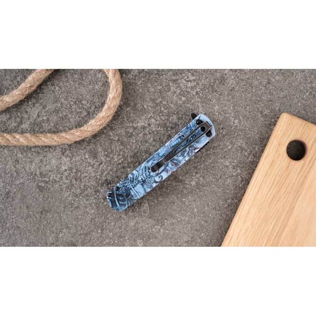 11 - Нож складной Ganzo G626-GS, серый самурай