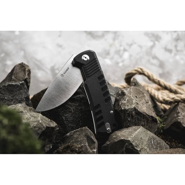 8 - Нож складной Ganzo G769-BK, черный